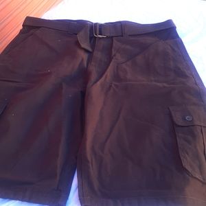 Knockout Jeans Size 40 Jean Shorts! Chocolate Brown cargo pants NEW TAG